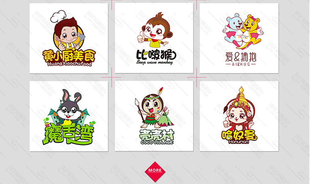 卡通标志设计|卡通logo设计|企业公司标志|餐饮卡通logo