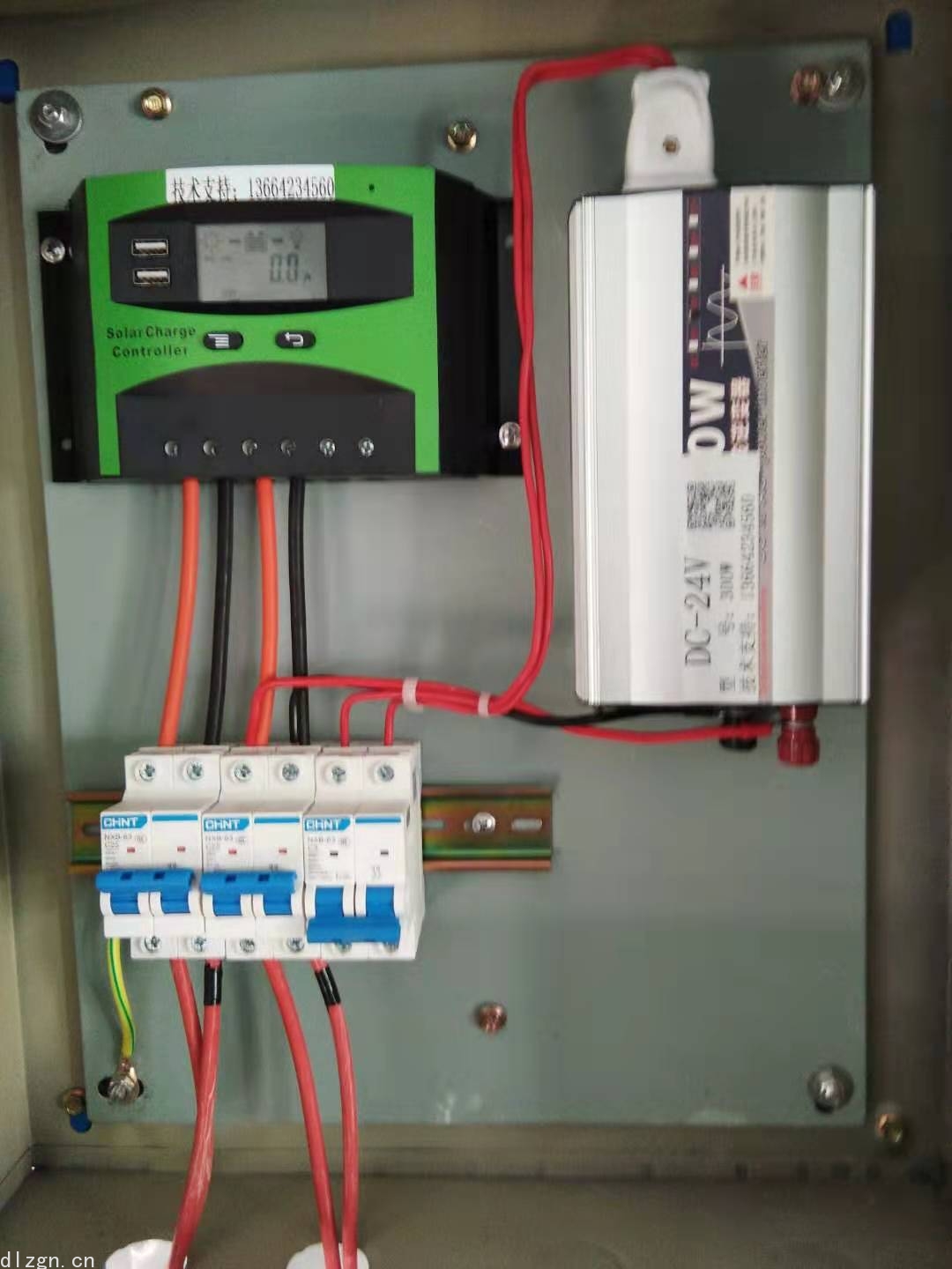 大连太阳能光伏发电安装金州登沙河街道王家屯发电系统安装完毕