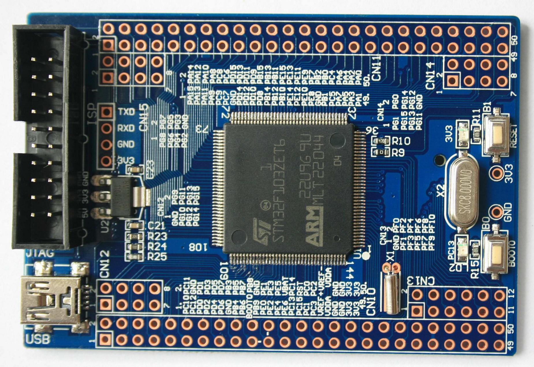 STM32-144C-13Z STM32F103ZET6核心板 最小系统开发学习板