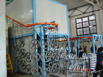 摩托车轮毂喷漆线