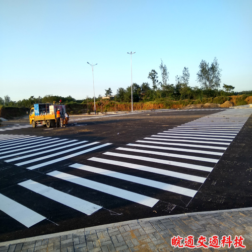 來安縣環城西路道路劃線