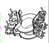 XW-2564 LQ2516 5+4高頻變壓器骨架