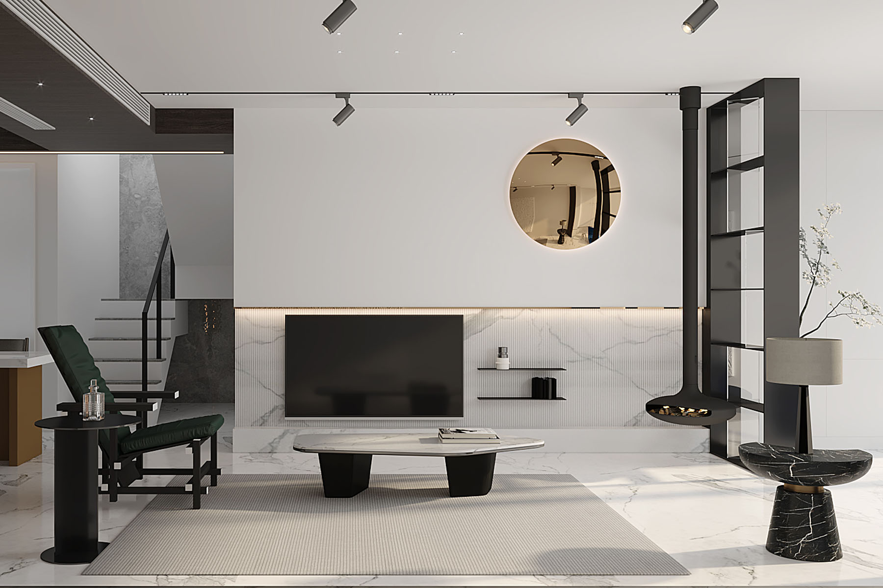 锦木堂装饰丨皖新国玺叠级洋房现代风