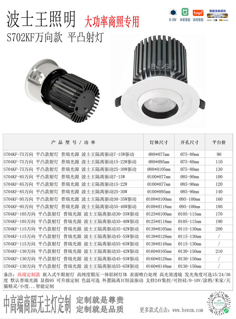 S702KF万向款 平凸射灯 价格.jpg