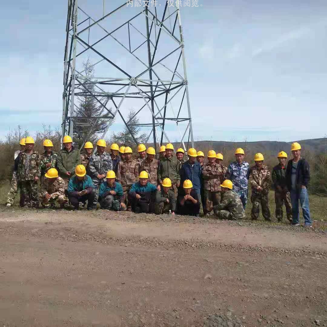 集电线路消缺检修完工合影
