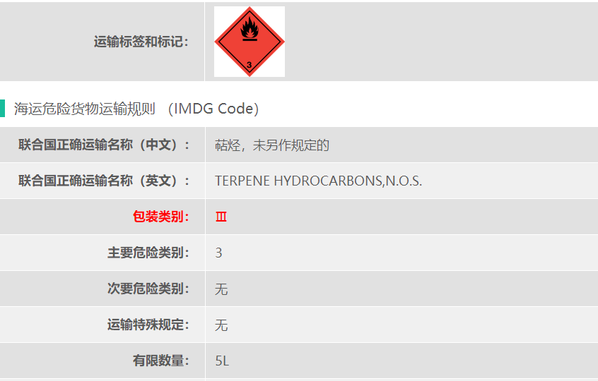 松油烯出口需要哪些资料