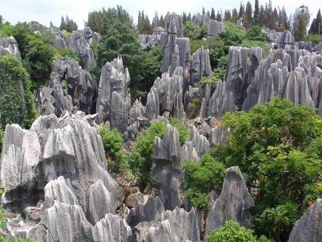 阳春春湾石林春色,海底龙宫美景,环山玻璃栈道一天游