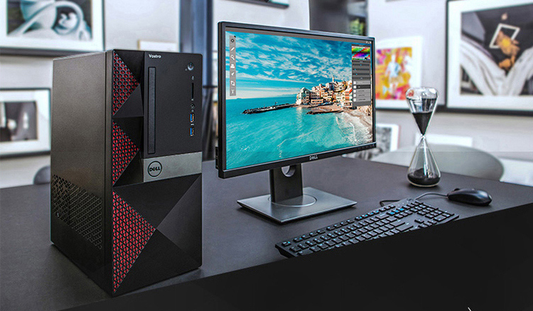 dell/戴尔台式机3668商用办公家用台式电脑i3 i5
