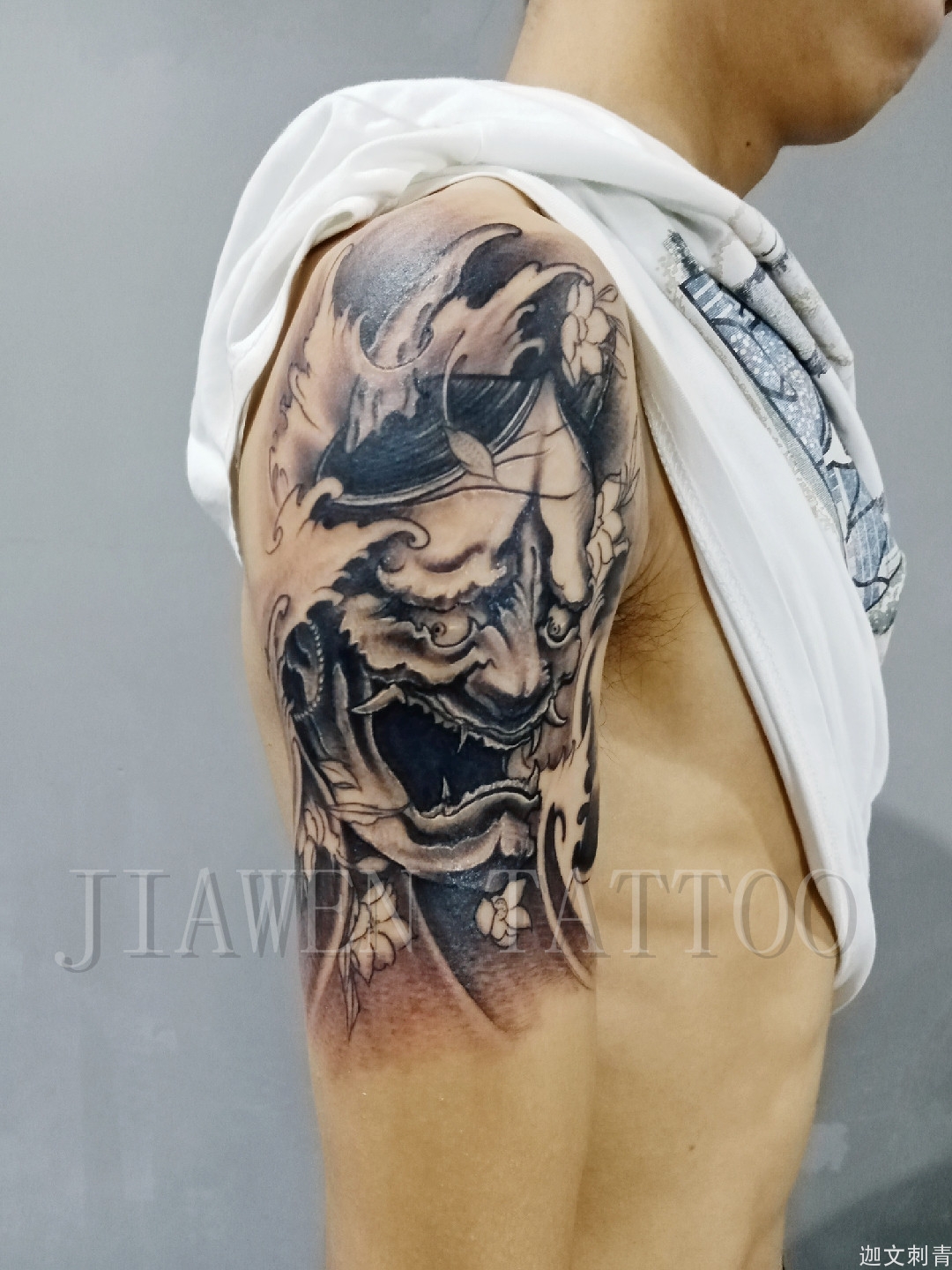 大臂纹身重庆纹身般若纹身 企业相册 迦文刺青