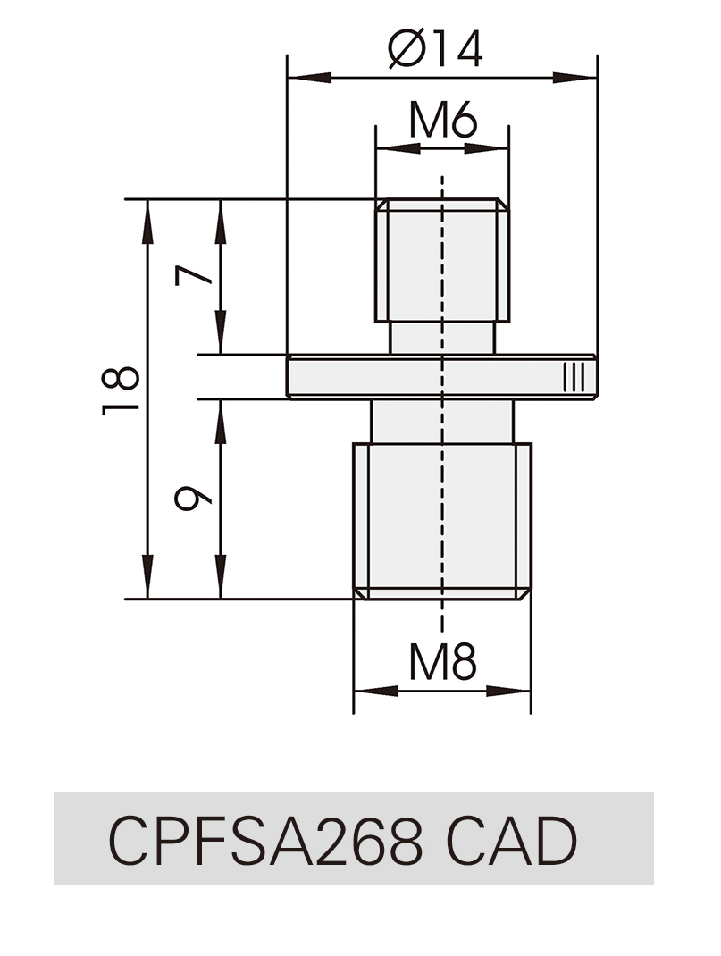 CPFSA268变径螺钉CAD