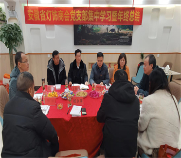 省灯饰商会党支部召开集中学习暨年终工作总结会