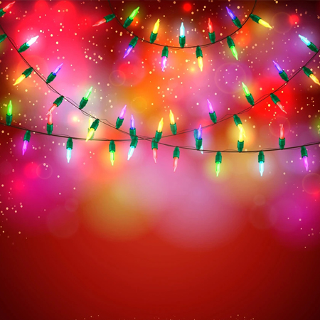 圣诞树圣诞灯套装中更换彩灯