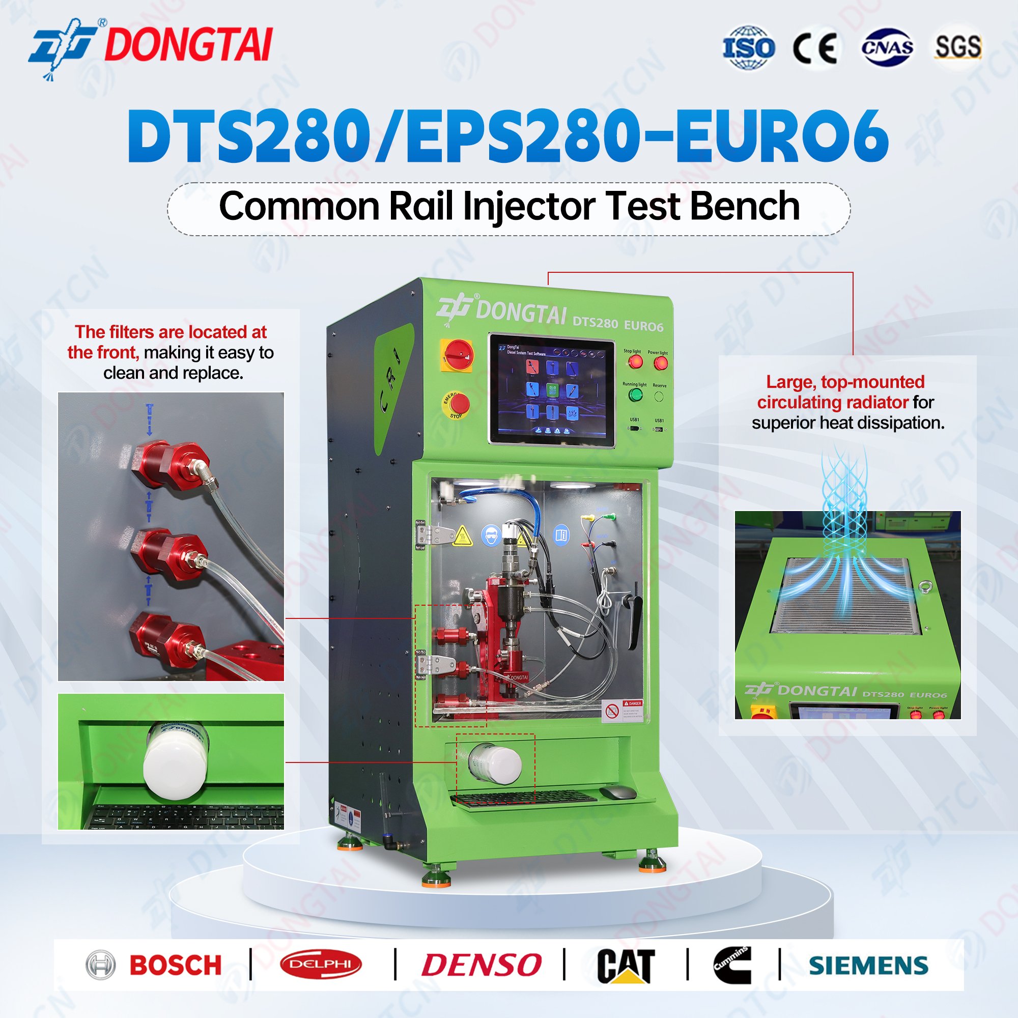 DTS280-EURO6 Common Rail Injector Test Bench