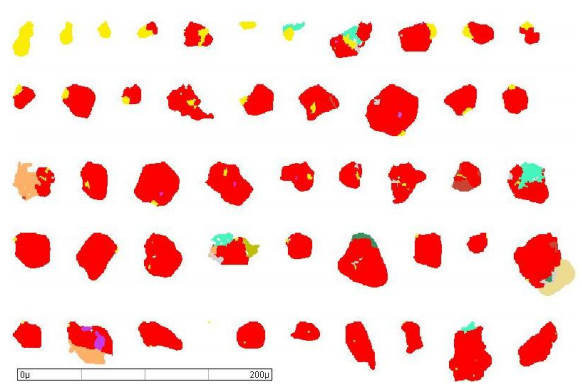 矿物解离度分析
