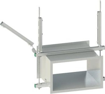 风管单向抗震支吊架